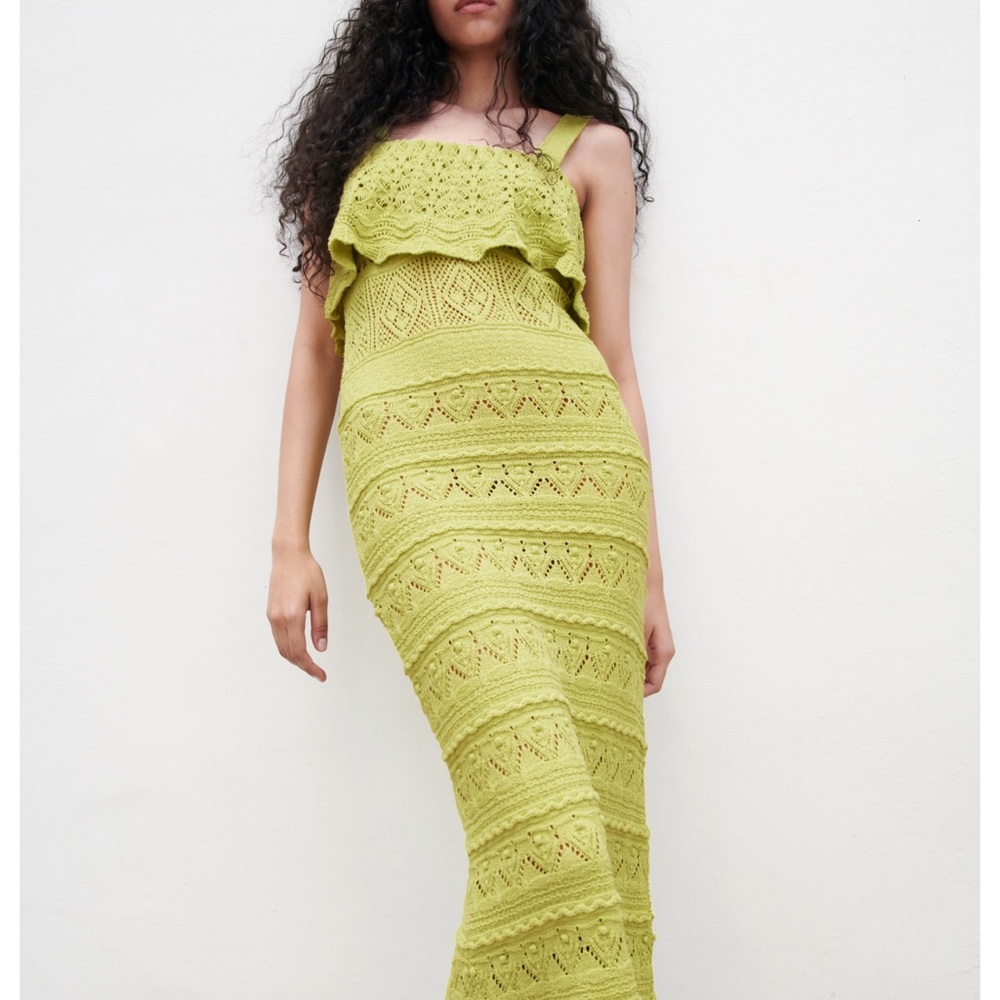 LONG KNIT DRESS - Picture 4 of 7